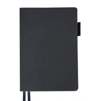 Тижневик Leo planner А5 датований 2026 "Binario", м'який, темно-синій, 368 сторінок (252639) Вінниця - фото 1