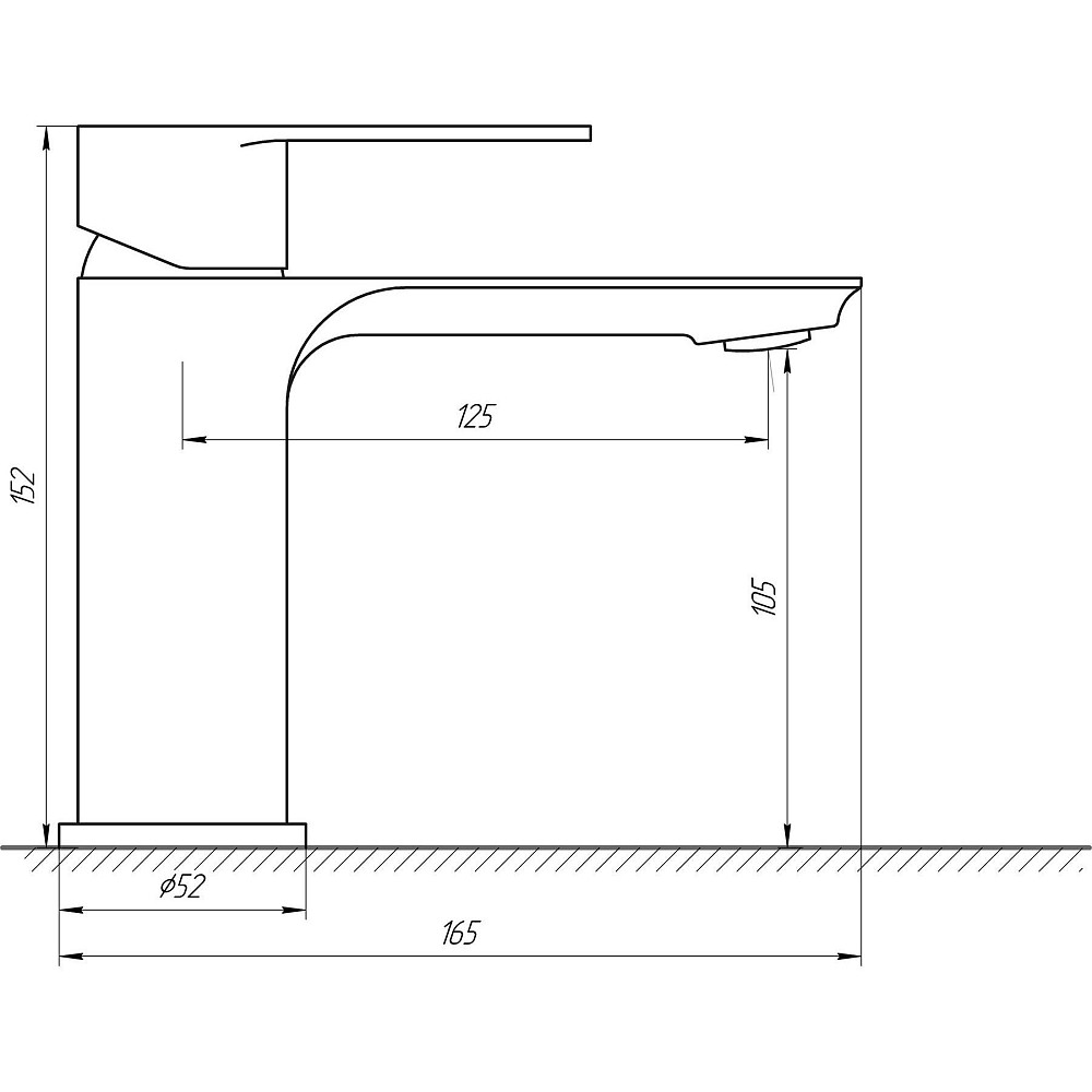 Змішувач для умивальника Globus Lux Ontario GLO-0101 Луцк - изображение 7