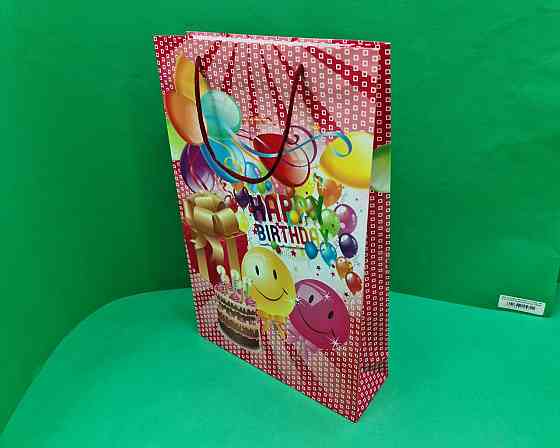 Великий паперовий пакет вертикальний 25/37/8 (артBV-026) (12 шт.) Харків