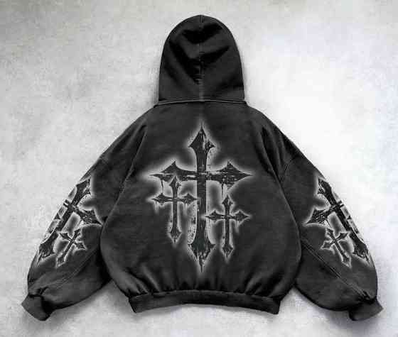 Худі, сіра толстовка для підлітка хлопчика 2765722849 розмір 160 см Дніпро