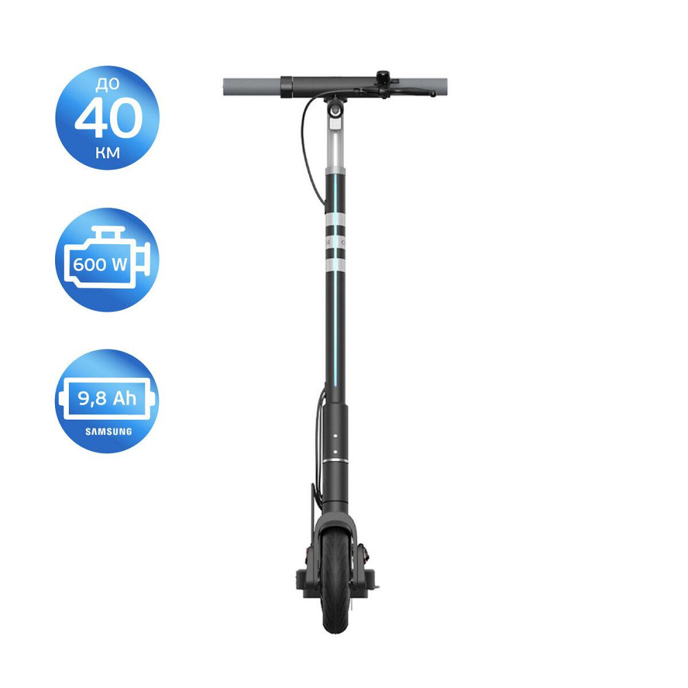 Електросамокат OKAI ES20-NEON 9", 300 W, 9.8Ah, 40km, 25km h, 20%, NFC, App, колір чорний ES20-B Одеса - фото 3