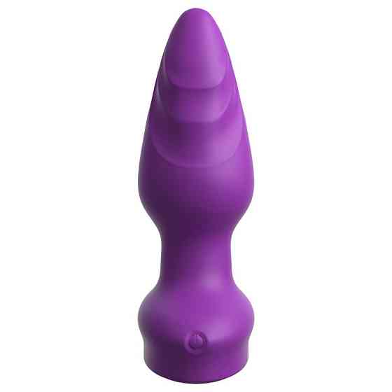 Анальная пробка с вибрацией Pipedream 3Some Wall Banger Plug, фиолетовая Sex Aura Киев
