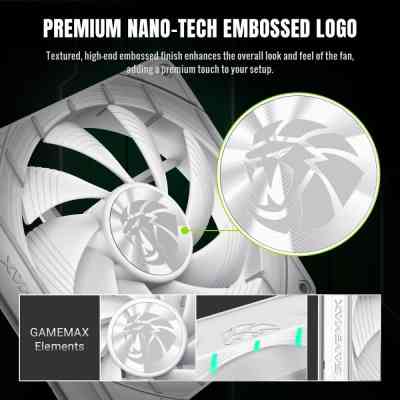 Кулер до корпусу Gamemax Tornado T12 ARGB-W Вінниця