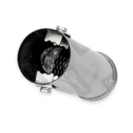 Насадка глушник хром d 51мм, l 155мм, зовнішні 51мм (0090) на Мукачево