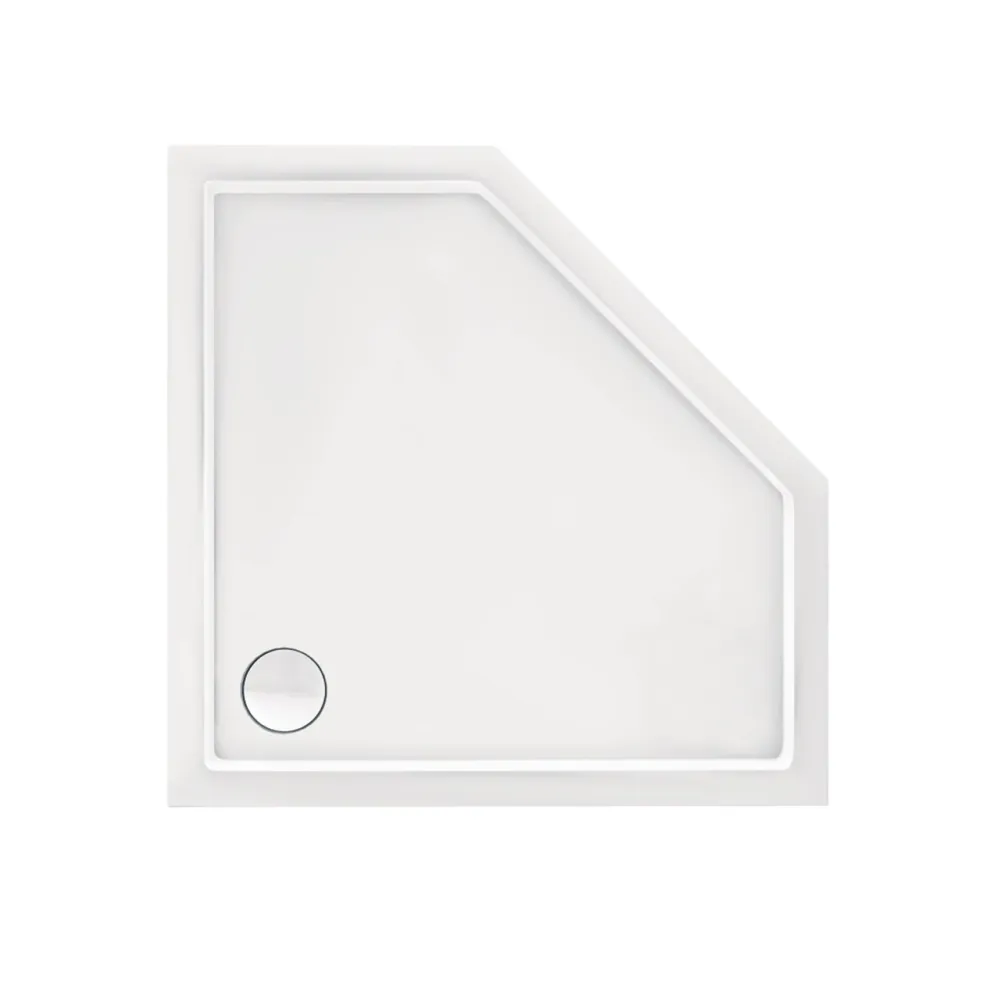Душовий піддон Qtap Diamond 301112 100x100x12 см + сифон Київ - фото 7