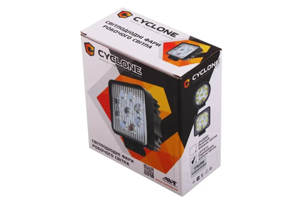 Фара денного світла 115*128*32 Cyclone 9 Epistar 3W/1400лм/6000К (керований далекий) Вінниця - фото 3