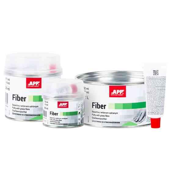 Шпаклівка із скловолокном "Fiber" + затв. 1,2л зелена APP, 010212 Київ