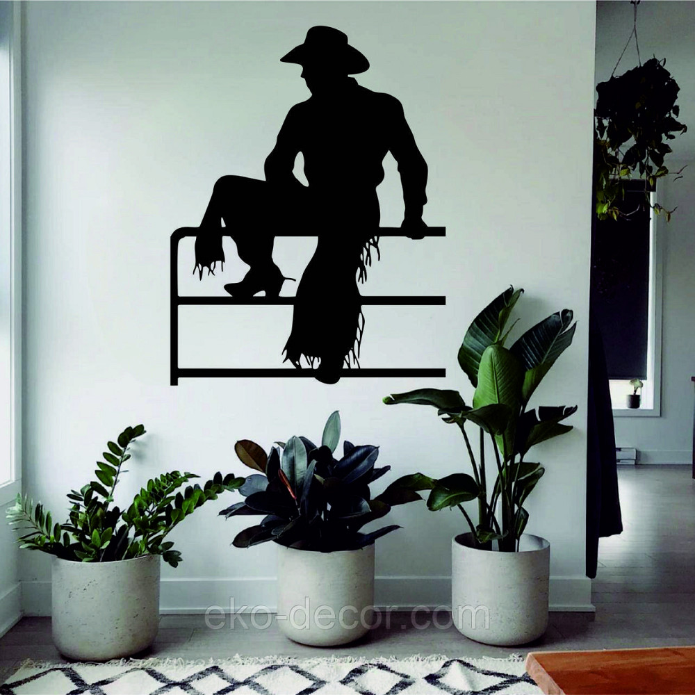 Декоративне настінне Панно «Силует чоловіка», Декор на стіну Київ - фото 1