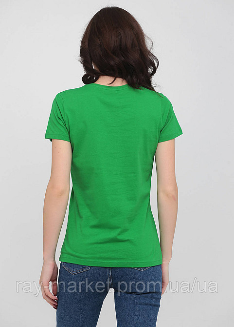 Футболка базовая Stedman Classic-T Unisex женская приталенная зеленая (ST2600-KEG ) Киев - изображение 4