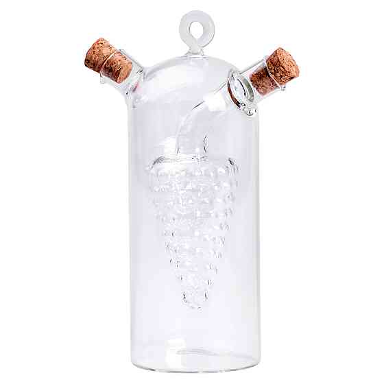 Yiwu Пляшка для олії та оцту 2 в 1 подвійна 380 мл скло HP-34-12 Киев