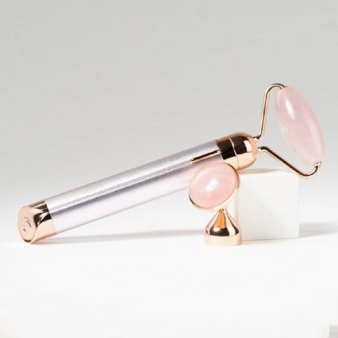 Масажер ролик електричний для особи Facial Roller Massager. Колір бежевий CQ-85 Львів - фото 17