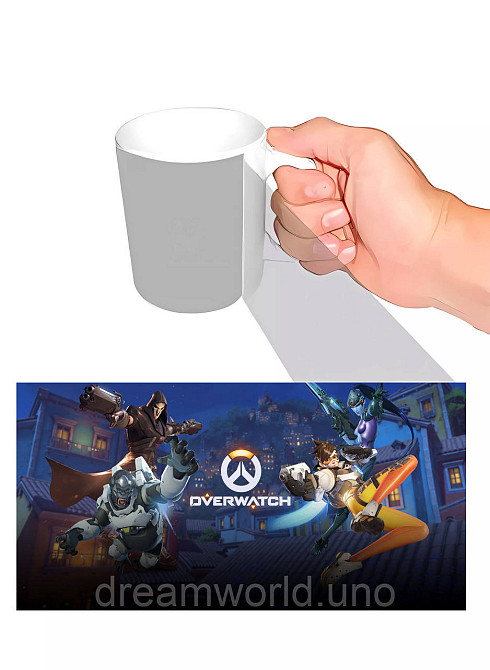 Чашка з принтом OverWatch Харків - фото 1