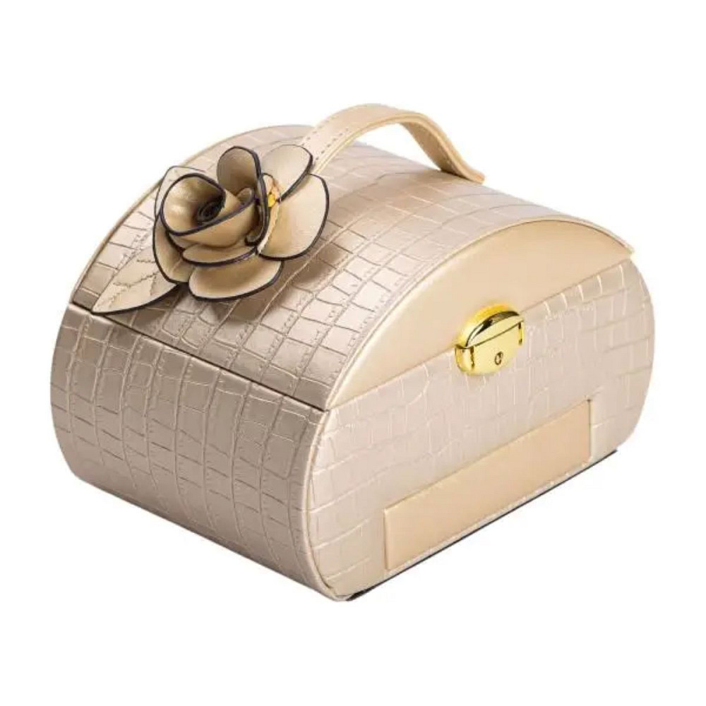 Yiwu Скринька для прикрас з еко шкіри 3 яруси із замком органайзер для ювелірних виробів HP-5-2 Коломыя - изображение 9