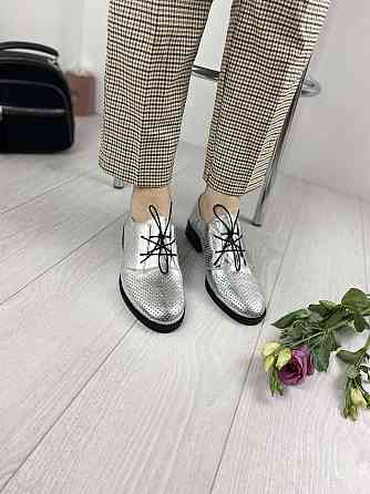 VIKTTORIO Туфлі жіночі VIKTTORIO 222 срібні (весна-літо, шкіра натуральна) (3133) Коломыя
