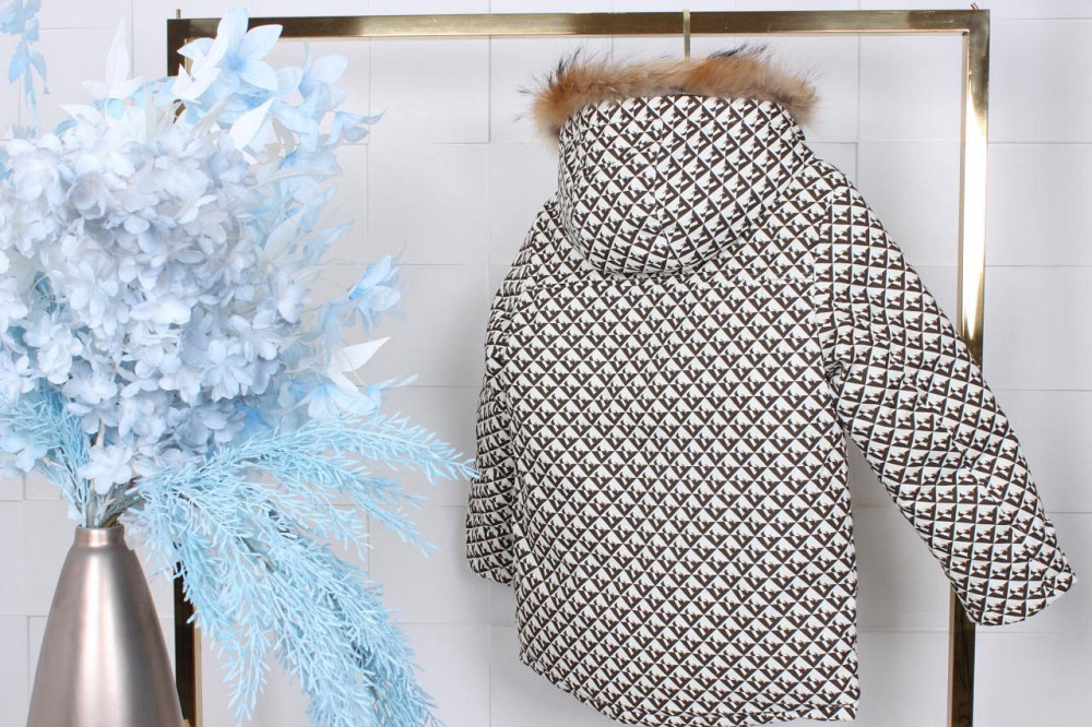 Детская подростковая зимняя куртка на девочку 122 Николаев - изображение 3