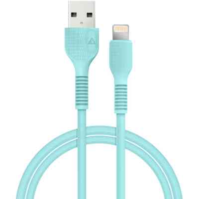 Дата кабель USB 2.0 AM to Lightning 1.2m AL-CBCOLOR-L1MT Mint ACCLAB (1283126518195) Винница