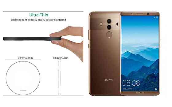 Беспроводное зарядное устройство Copper до 30W для Honor Magic4 Pro, USB-C, LED Киев