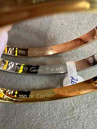 Браслет от Cartier с отверткой в мелким цирконием лимонный, розовый или серебро / Картье браслет отвертка Одесса