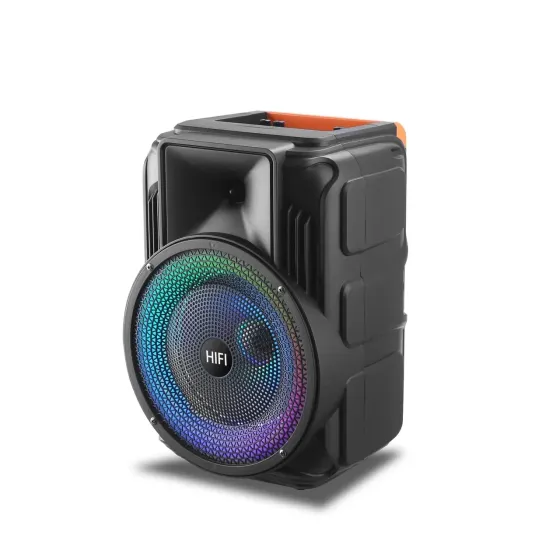 Портативна музична Bluetooth колонка RX-8135W з LED підсвічуванням, мікрофоном і FM-приймачем Київ