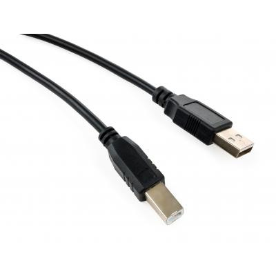 Кабель для принтера USB 2.0 AM/BM 3.0 m Vinga (VCPDCAMBM3.0BK) Вінниця - фото 1