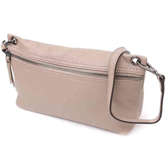 Женская сумка на плечо из натуральной кожи Vintage 23005 Серый Киев