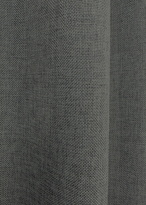 Комплект готових штор VR-Textil Льон Льон Мішковина № 1282ш Сірий 150х275 см 2 шт (33-0800) Київ - фото 16