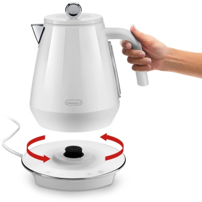 Электрочайник DeLonghi KBY 2011 W (KBY2011W) Винница - изображение 5