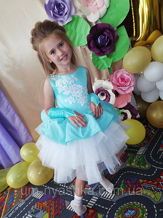 Пышное детское платье Бетти Синее на 4-5, 6-7 лет Кривой Рог - изображение 3