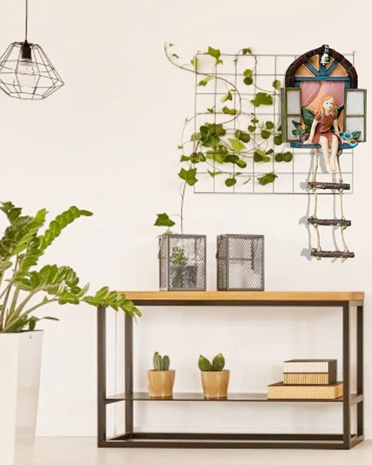 Садовая  фигура Эльфа в окошке. Полистоун Одесса - изображение 8