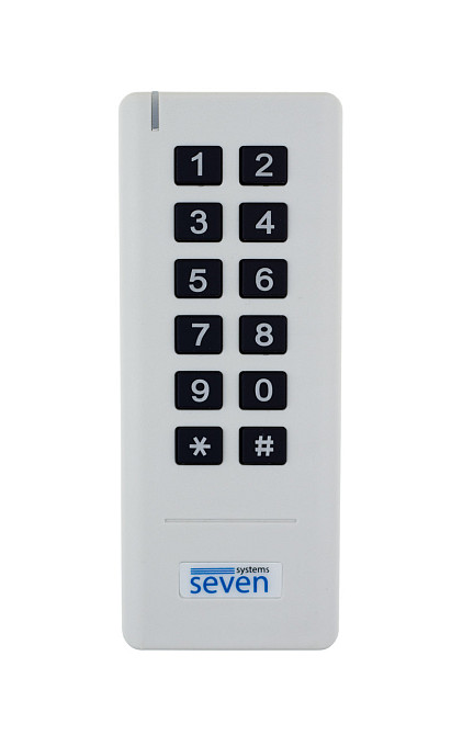Бездротова клавіатура з вбудованим зчитувачем SEVEN LOCK SK-7712w Київ - фото 1