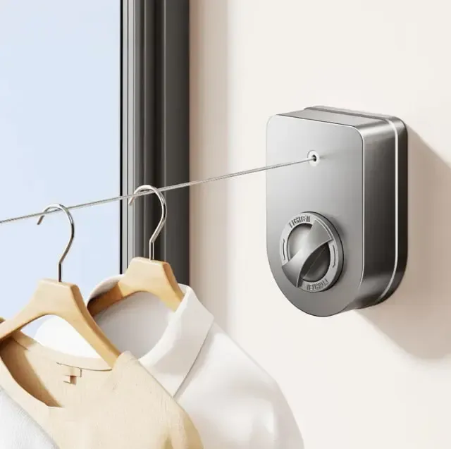 Складная настенная сушилка для белья / Сушилка-трос настенная Коломия - фото 10