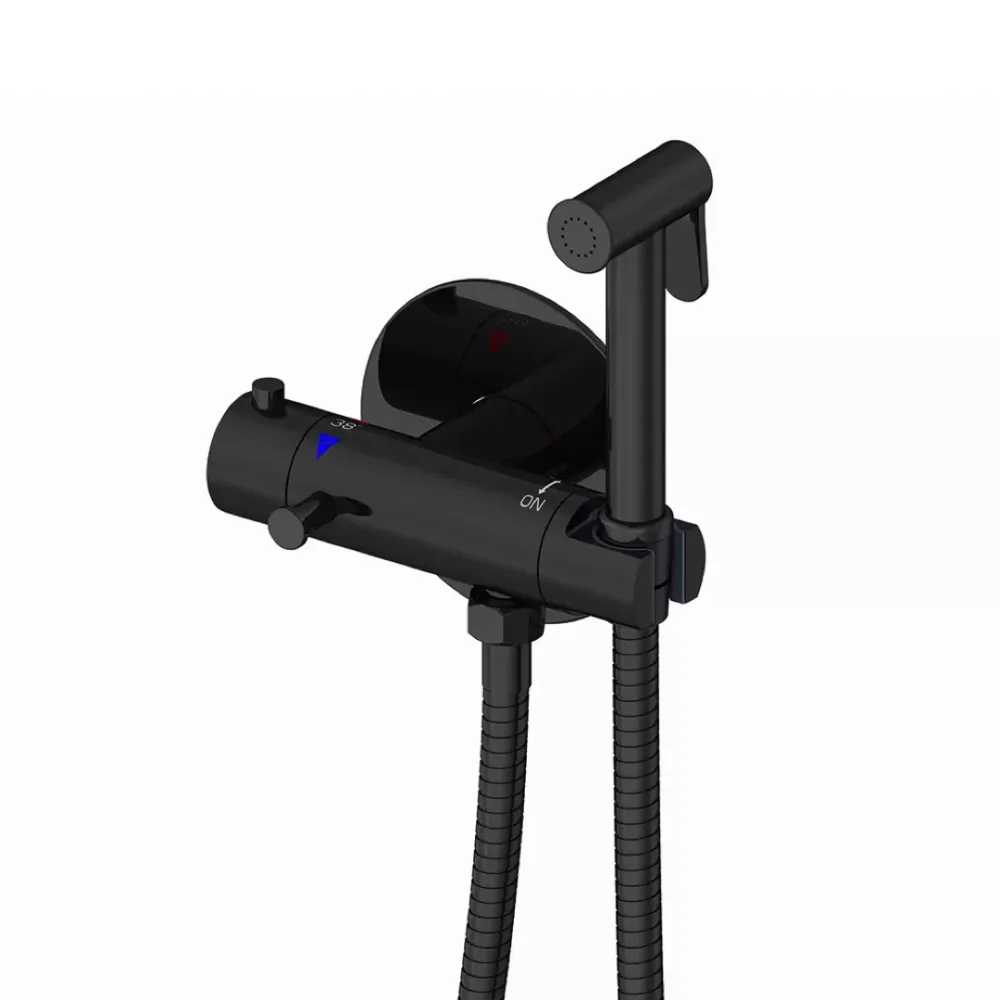 Гігієнічний душ з термостатом GAPPO G7290-6 , чорний Київ - фото 1