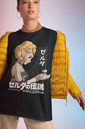 Футболка мужская аниме Легенд Зелда Линк То оверсайз (S/M/L) Черний AnimeJ0973 Днепр