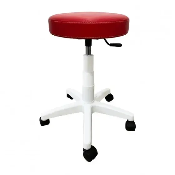 Стілець для майстра без спинки Твін на білій ніжц Київ