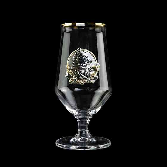 Набір для пива “SENATOR” 6 келихів 470 мл, кришталь, золото Рівне