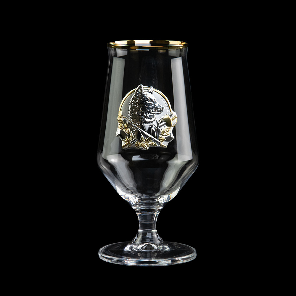 Набір для пива “SENATOR” 6 келихів 470 мл, кришталь, золото Рівне - фото 4