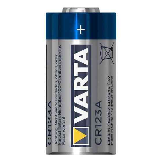 Батарейка Varta CR123А Lithium (1шт) Київ