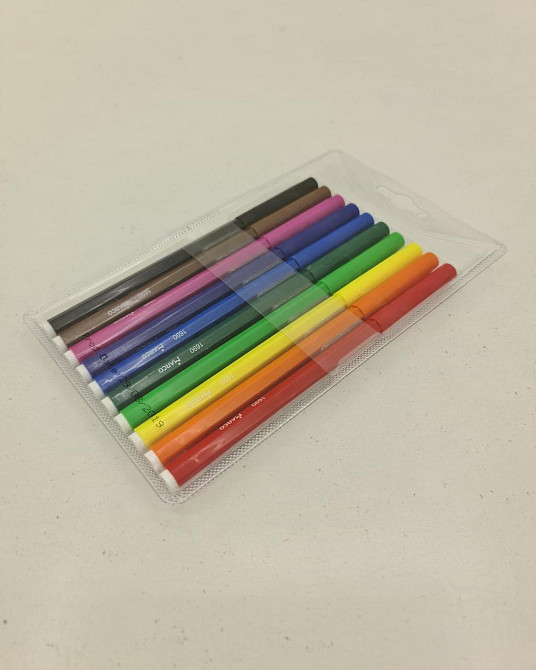 Фломастеры разноцветные   тм Марко  (10цветов ) (1 пачка) Харьков - изображение 4