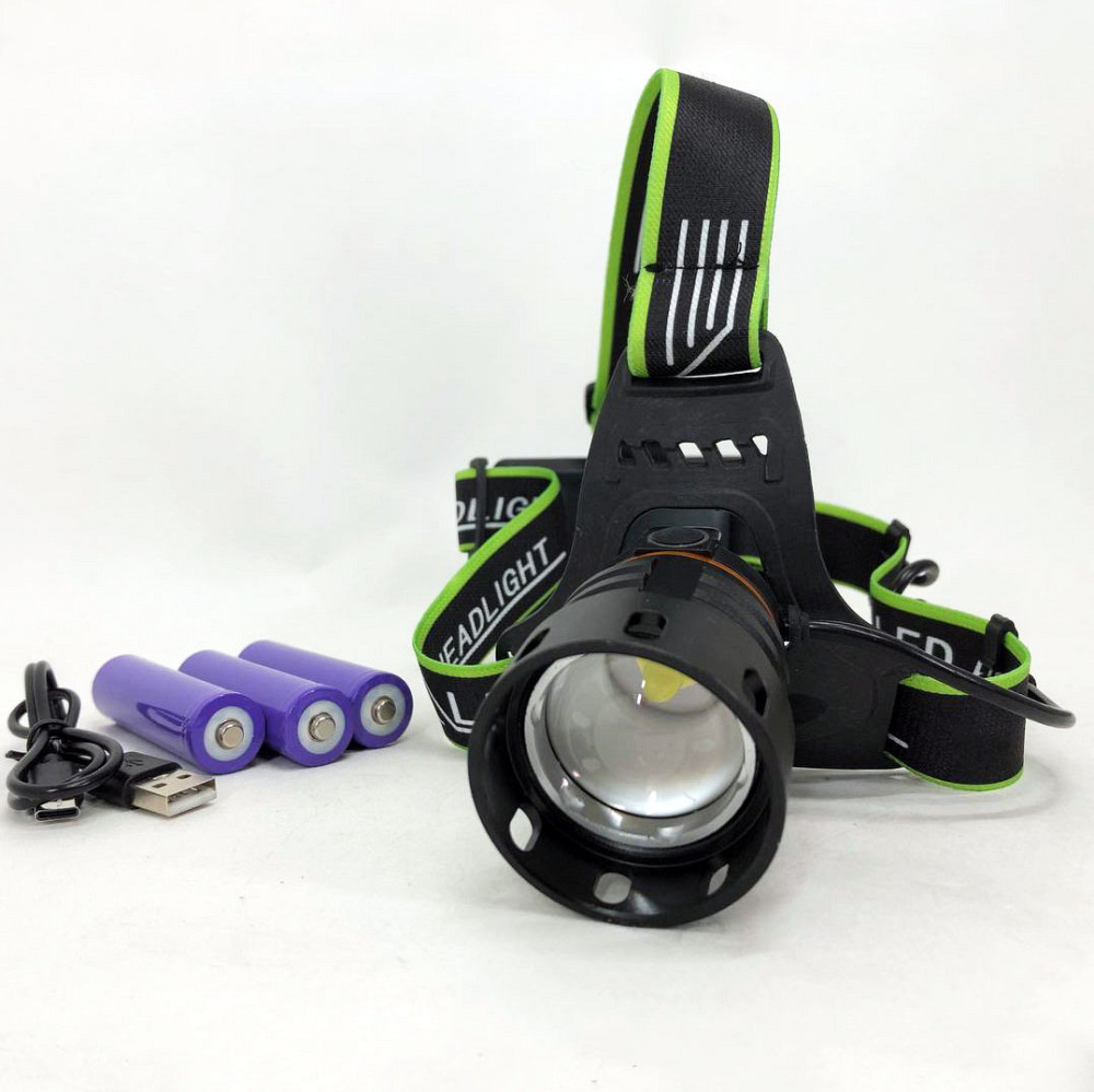 Компактный налобный фонарь Police BL-A14-3-P90, Мощный налобный LED фонарь прожектор WE-38 Львов - изображение 7