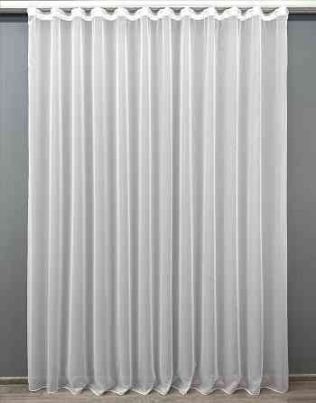 Тюль VR-Textil Вуаль 1903т Шифон однотонный Теплый белый 400х270 см (43-316) Киев