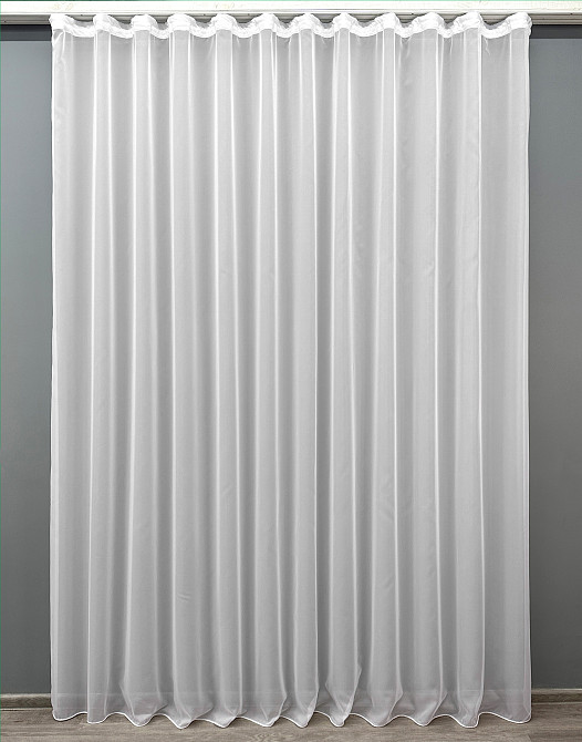 Тюль VR-Textil Вуаль 1903т Шифон однотонный Теплый белый 400х270 см (43-316) Киев - изображение 2