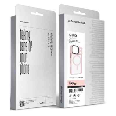 Чехол для мобильного телефона Armorstandart Uniq MagCase Apple iPhone 17 Pro Pink (ARM86268) Винница