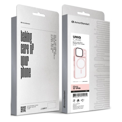 Чохол до мобільного телефона Armorstandart Uniq MagCase Apple iPhone 17 Pro Pink (ARM86268) Вінниця - фото 2
