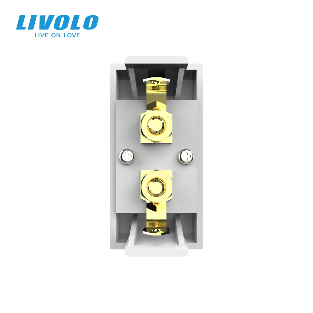 LIVOLO Аудіо розетка LIVOLO Banana Plug, сіра, для колонок / підсилювача, модуль 0.5 поста(VL-F Коломыя - изображение 4