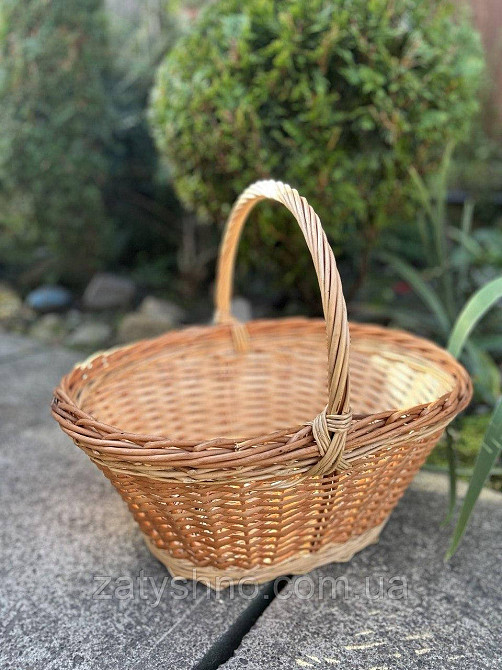 Кошик плетений для подарунків великий Київ - фото 1