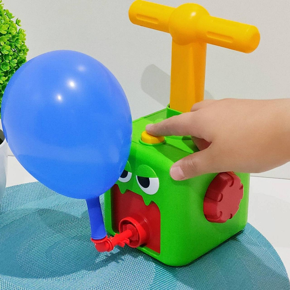 Установка з повітряними кульками Монстрік 2 машинки пакетик з кульками механічний принцип Зелена (KB 133) Чернігів - фото 5