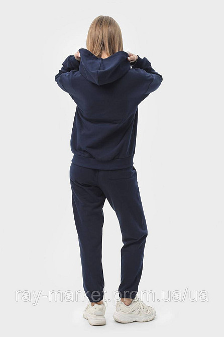 Костюм женский худи на молнии и брюки темно-синий RAY PREMIUM LOOSE U0809 (U0809W-Navy Blue) M Киев - изображение 4