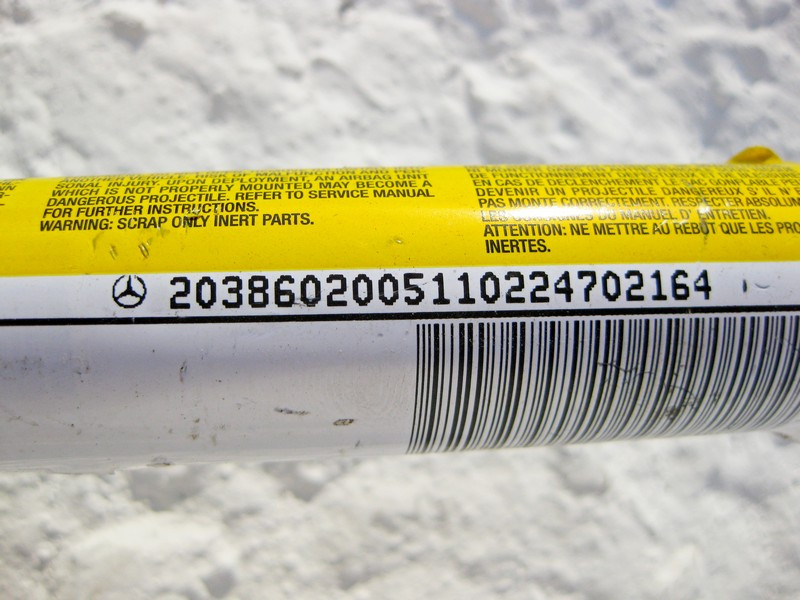 Mercedes-Benz  A2038602005 Стельова права подушка безпеки CL203 Sportcoupe С203 Одеса - фото 4