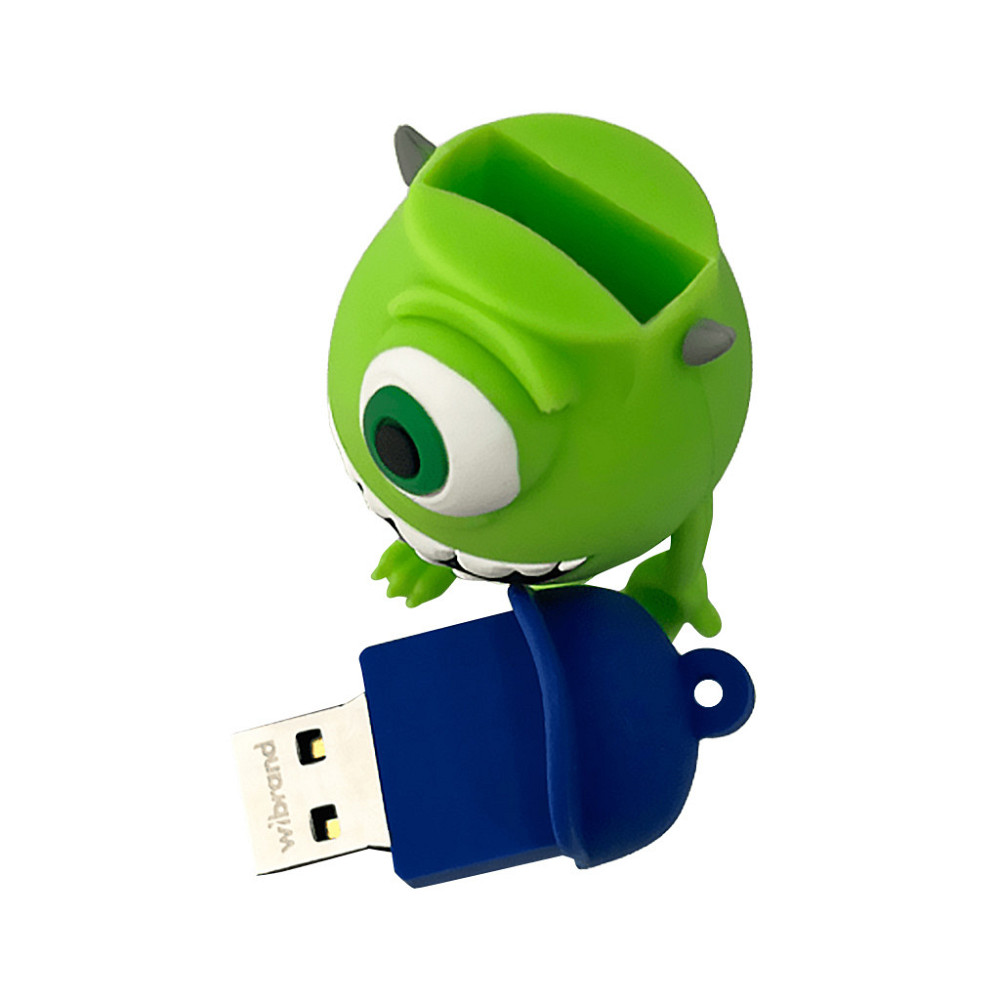 Флеш-накопичувач Wibrand USB 2.0 Mike Wazowski 16Gb Green Київ - фото 6
