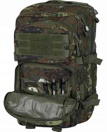 Тактичний Рюкзак 36 літрів із системою Molle 25 мм Mil-Tec від Sturm "Assault L" (14002221) Flecktarn Нововолинськ
